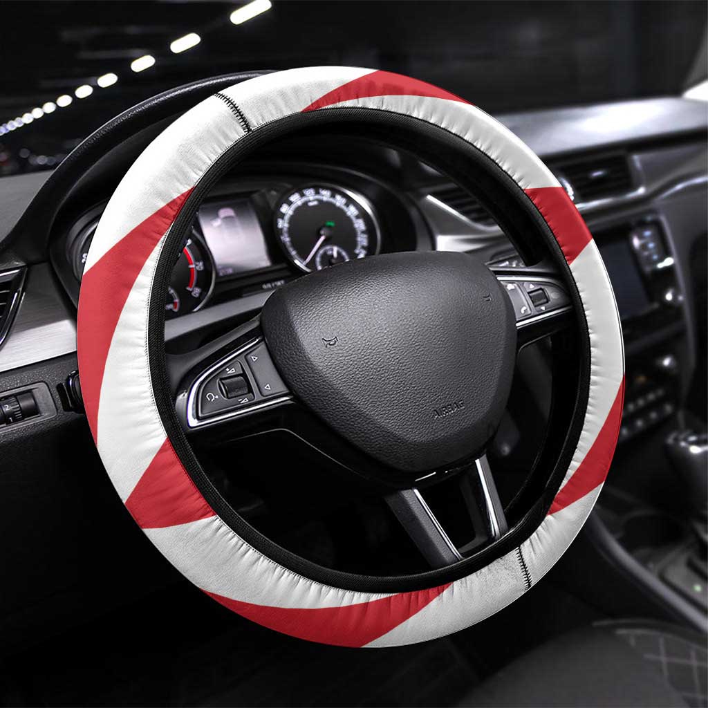 Malta Rugby Steering Wheel Cover Maltese Cross