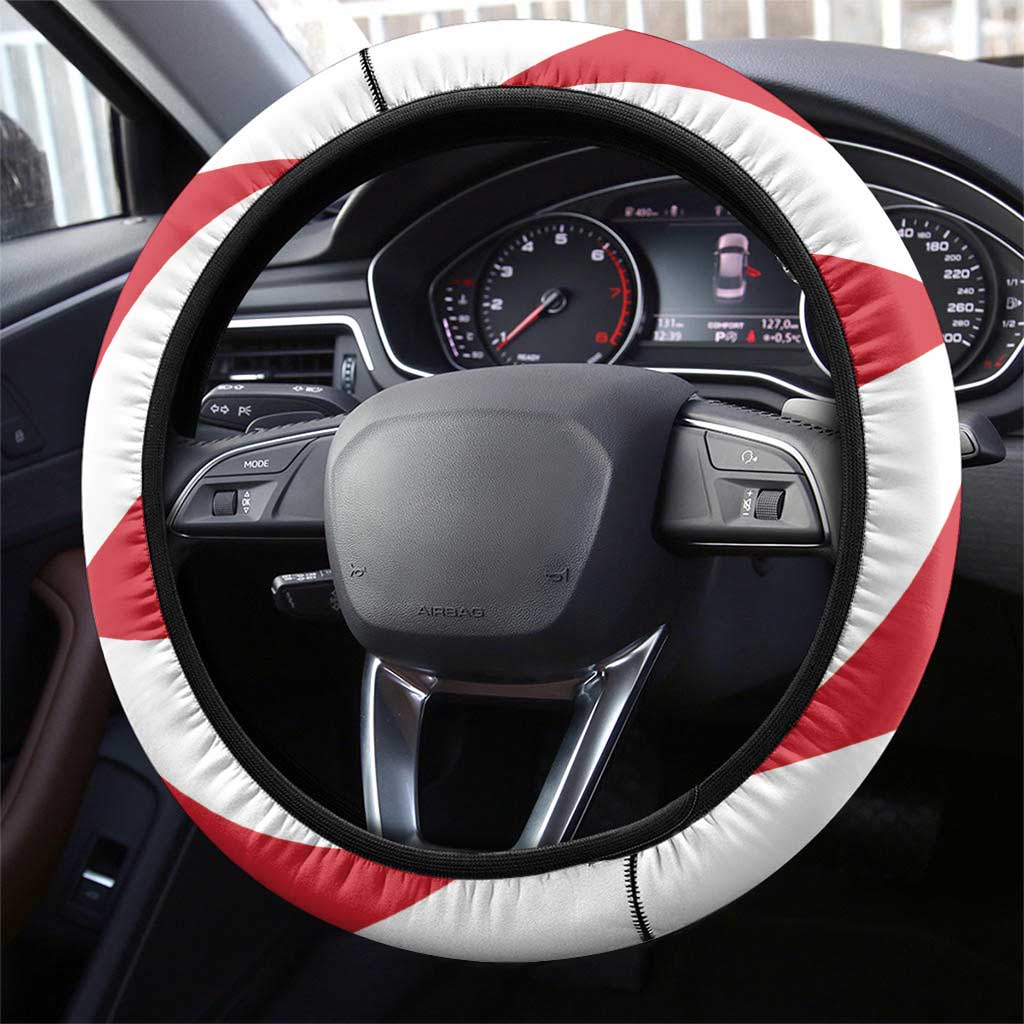 Malta Rugby Steering Wheel Cover Maltese Cross