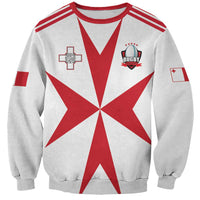 Custom Malta Rugby Sweatshirt Maltese Cross