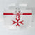 Custom Malta Rugby Tablecloth Maltese Cross