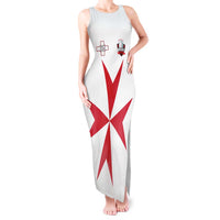 Custom Malta Rugby Tank Maxi Dress Maltese Cross