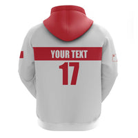 Custom Malta Rugby Zip Hoodie Maltese Cross