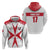 Custom Malta Rugby Zip Hoodie Maltese Cross