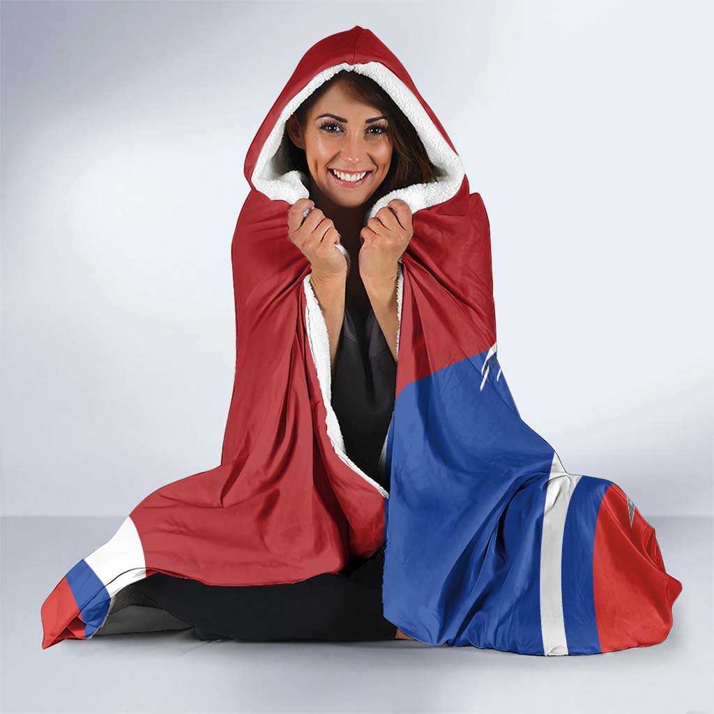 Russia 23th February Hooded Blanket Defender of the Fatherland Day LT17 - Wonder Print Shop