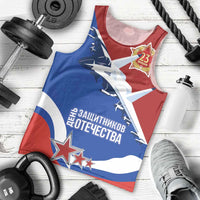 Russia 23th February Men Tank Top Defender of the Fatherland Day LT17 - Wonder Print Shop