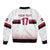 Custom Latvia Ice Hockey Champions Bomber Jacket Come on Latvija White style