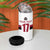 Custom Latvia Ice Hockey Champions 4 in 1 Can Cooler Tumbler Come on Latvija White style