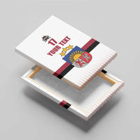 Custom Latvia Ice Hockey Champions Canvas Wall Art Come on Latvija White style