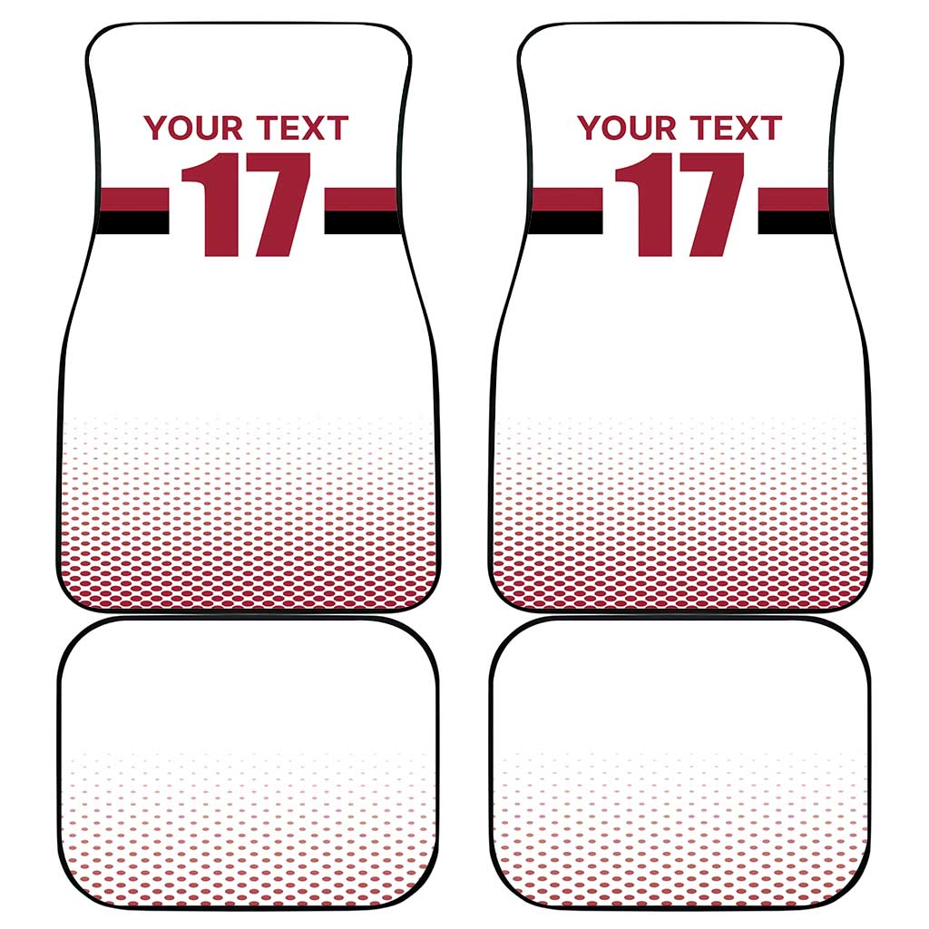 Custom Latvia Ice Hockey Champions Car Mats Come on Latvija White style