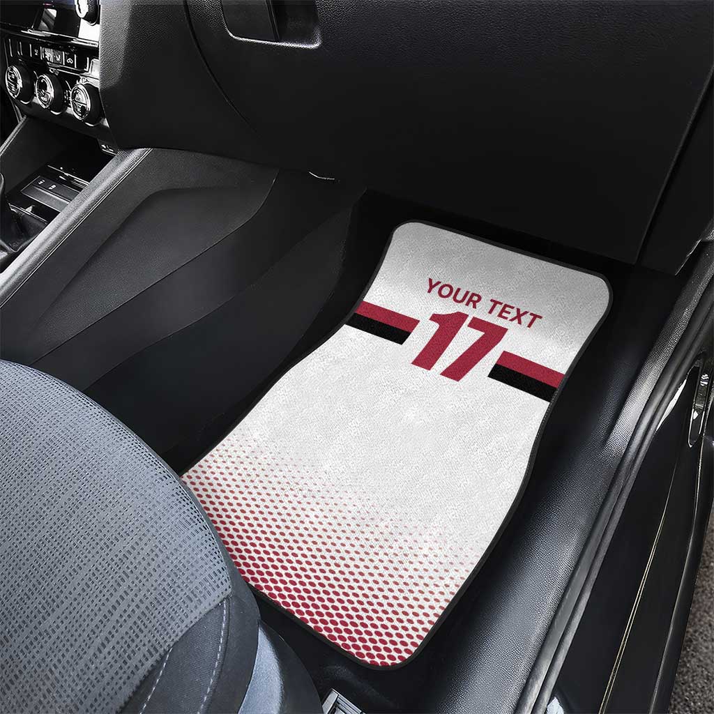 Custom Latvia Ice Hockey Champions Car Mats Come on Latvija White style