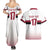 Custom Latvia Ice Hockey Champions Couples Matching Summer Maxi Dress and Hawaiian Shirt Come on Latvija White style