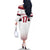 Custom Latvia Ice Hockey Champions Family Matching Off The Shoulder Long Sleeve Dress and Hawaiian Shirt Come on Latvija White style