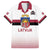 Custom Latvia Ice Hockey Champions Family Matching Puletasi and Hawaiian Shirt Come on Latvija White style