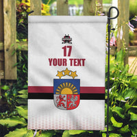 Custom Latvia Ice Hockey Champions Garden Flag Come on Latvija White style