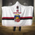 Custom Latvia Ice Hockey Champions Hooded Blanket Come on Latvija White style