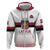 Custom Latvia Ice Hockey Champions Hoodie Come on Latvija White style