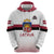 Custom Latvia Ice Hockey Champions Hoodie Come on Latvija White style