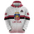Custom Latvia Ice Hockey Champions Hoodie Come on Latvija White style