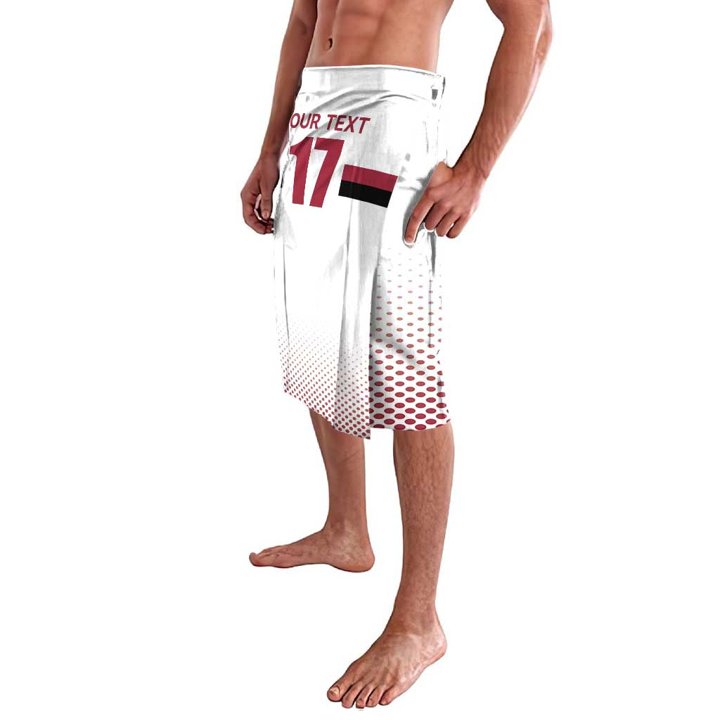 Custom Latvia Ice Hockey Champions Lavalava Come on Latvija White style