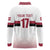 Custom Latvia Ice Hockey Champions Long Sleeve Polo Shirt Come on Latvija White style