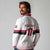 Custom Latvia Ice Hockey Champions Long Sleeve Polo Shirt Come on Latvija White style