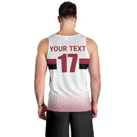 Custom Latvia Ice Hockey Champions Men Tank Top Come on Latvija White style