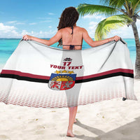 Custom Latvia Ice Hockey Champions Sarong Come on Latvija White style