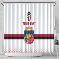 Custom Latvia Ice Hockey Champions Shower Curtain Come on Latvija White style