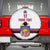 Custom Latvia Ice Hockey Champions Spare Tire Cover Come on Latvija White style