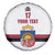 Custom Latvia Ice Hockey Champions Spare Tire Cover Come on Latvija White style