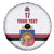 Custom Latvia Ice Hockey Champions Spare Tire Cover Come on Latvija White style