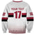 Custom Latvia Ice Hockey Champions Sweatshirt Come on Latvija White style