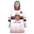 Custom Latvia Ice Hockey Champions Wearable Blanket Hoodie Come on Latvija White style