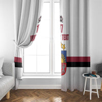 Custom Latvia Ice Hockey Champions Window Curtain Come on Latvija White style
