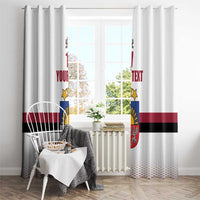 Custom Latvia Ice Hockey Champions Window Curtain Come on Latvija White style