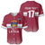 Custom Latvia Ice Hockey Champions Baseball Jersey Come on Latvija Red style