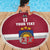 Custom Latvia Ice Hockey Champions Beach Blanket Come on Latvija Red style