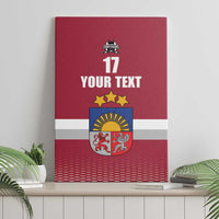 Custom Latvia Ice Hockey Champions Canvas Wall Art Come on Latvija Red style