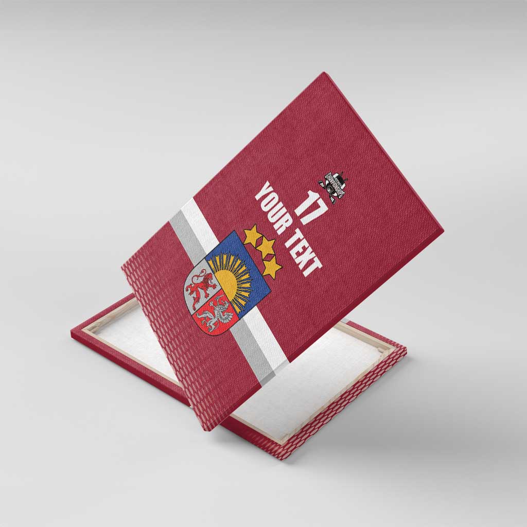 Custom Latvia Ice Hockey Champions Canvas Wall Art Come on Latvija Red style
