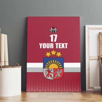 Custom Latvia Ice Hockey Champions Canvas Wall Art Come on Latvija Red style