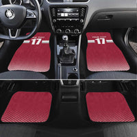 Custom Latvia Ice Hockey Champions Car Mats Come on Latvija Red style