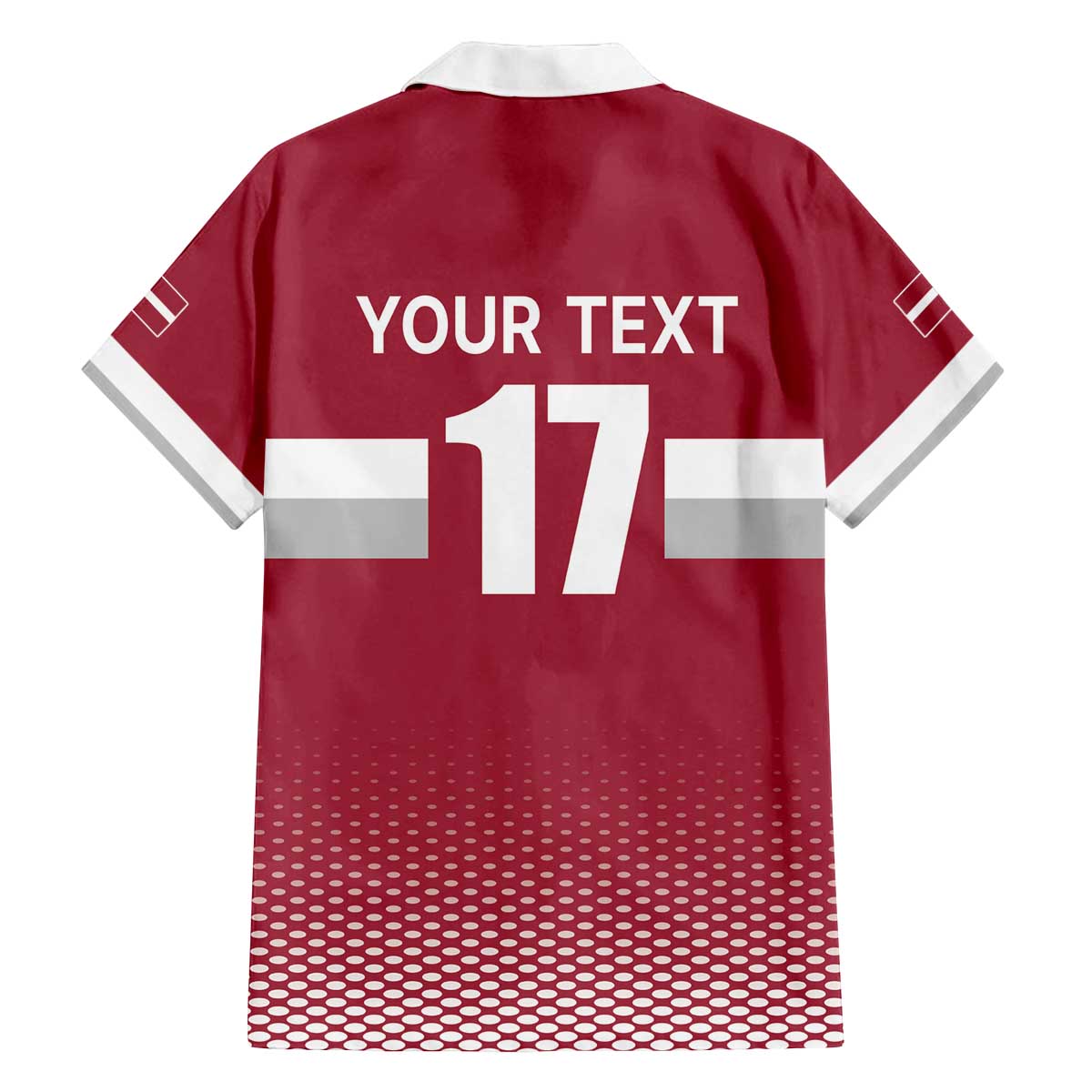 Custom Latvia Ice Hockey Champions Family Matching Off The Shoulder Long Sleeve Dress and Hawaiian Shirt Come on Latvija Red style