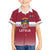 Custom Latvia Ice Hockey Champions Family Matching Off Shoulder Short Dress and Hawaiian Shirt Come on Latvija Red style