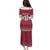 Custom Latvia Ice Hockey Champions Family Matching Puletasi and Hawaiian Shirt Come on Latvija Red style