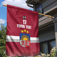 Custom Latvia Ice Hockey Champions Garden Flag Come on Latvija Red style