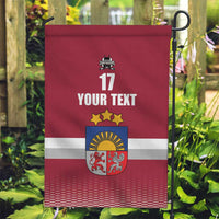 Custom Latvia Ice Hockey Champions Garden Flag Come on Latvija Red style