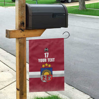 Custom Latvia Ice Hockey Champions Garden Flag Come on Latvija Red style