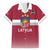 Custom Latvia Ice Hockey Champions Hawaiian Shirt Come on Latvija Red style