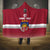 Custom Latvia Ice Hockey Champions Hooded Blanket Come on Latvija Red style