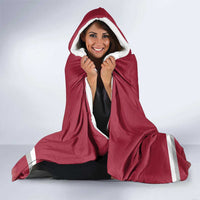 Custom Latvia Ice Hockey Champions Hooded Blanket Come on Latvija Red style
